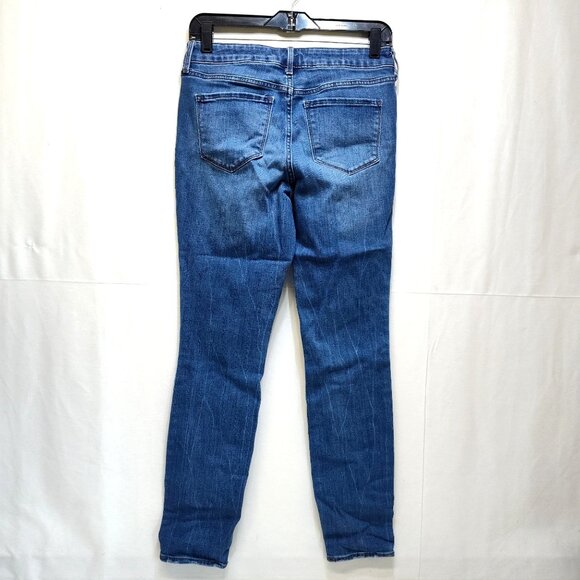 Old Navy Pop Icon Skinny Mid-Rise Stretch Denim Jean Nicky 2 Mr Skinny DK Size 6 - Picture 3 of 10
